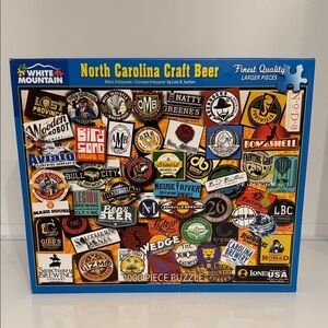 White Mountain North Carolina Craft Beer 1000 piece jigsaw Puzzle SALE🔴2/$20🔴